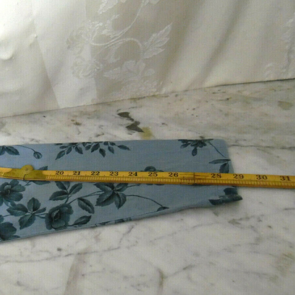 Womens~Cotton Studio~ Blue flower~long sleeve - Picture 5 of 8